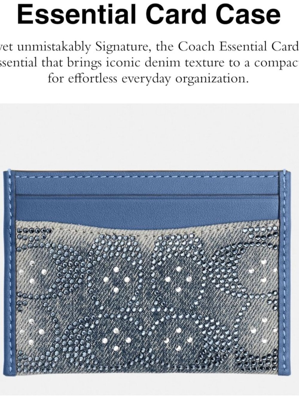 Coach Essential Card Case - Picture 3 of 6